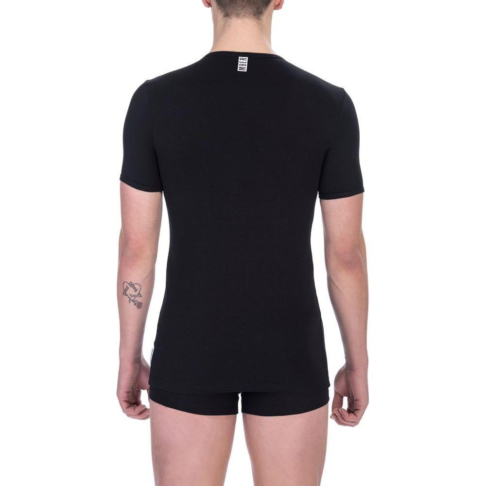 Bikkembergs Black Cotton T-Shirt