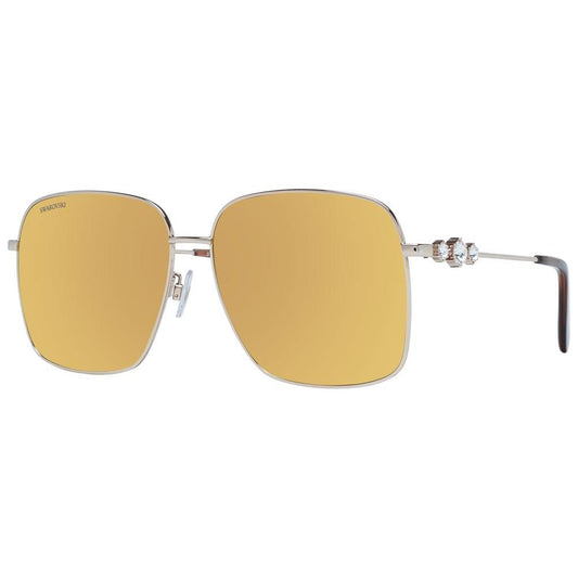 Swarovski Gold Women Sunglasses Swarovski Dark Khaki