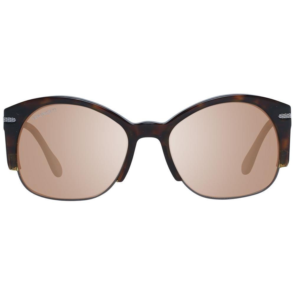 Serengeti Brown Unisex Sunglasses