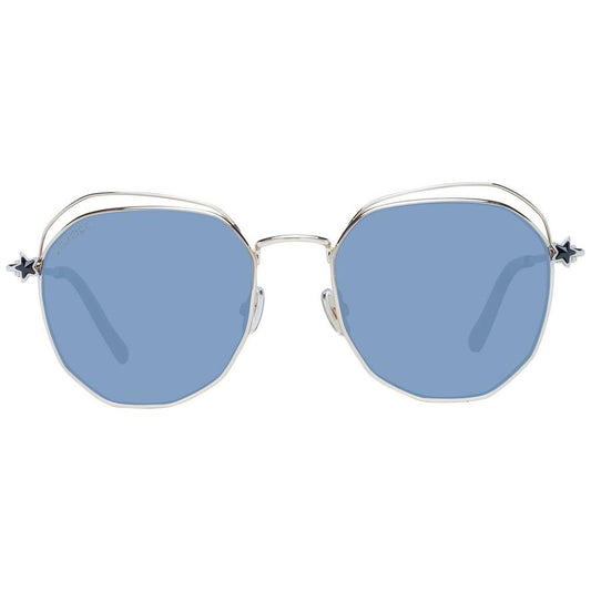 Jimmy Choo Gold Women Sunglasses Jimmy Choo Light Slate Gray