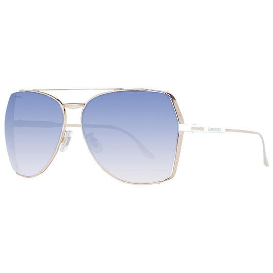 Longines Gold Women Sunglasses Longines Light Steel Blue