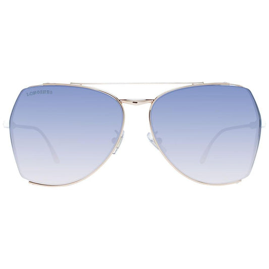 Longines Gold Women Sunglasses Longines Light Steel Blue