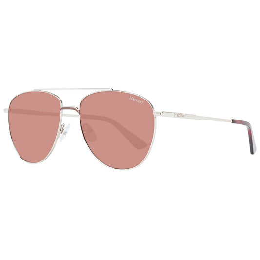 Hackett Gold Men Sunglasses Hackett Rosy Brown