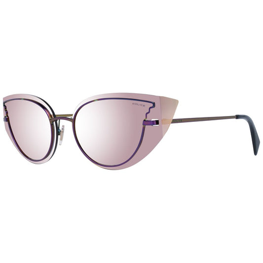 Police Purple Women Sunglasses Police Light Gray