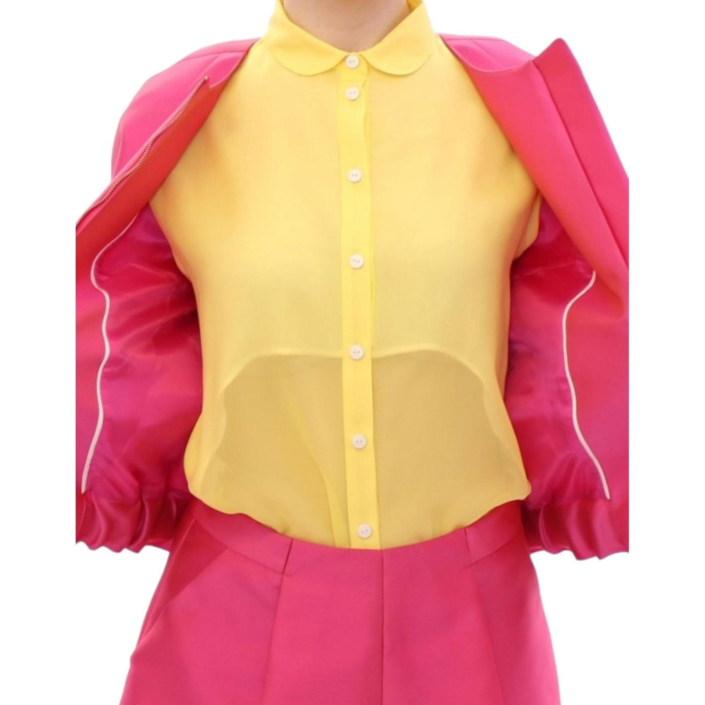 CO|TE Pink silk blend jacket