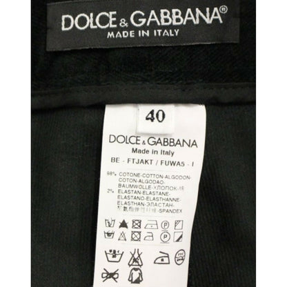 Dolce & Gabbana Black cotton shorts pants