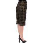 Dolce & Gabbana Elegant Designer Woven Shorts Dolce & Gabbana Dark Slate Gray
