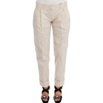 Ermanno Scervino Chic Beige Chino Pants - Elegance Redefined Jeans & Pants Ermanno Scervino Gray