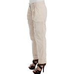 Ermanno Scervino Chic Beige Chino Pants - Elegance Redefined Jeans & Pants Ermanno Scervino Gray