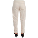 Ermanno Scervino Chic Beige Chino Pants - Elegance Redefined Jeans & Pants Ermanno Scervino Gray
