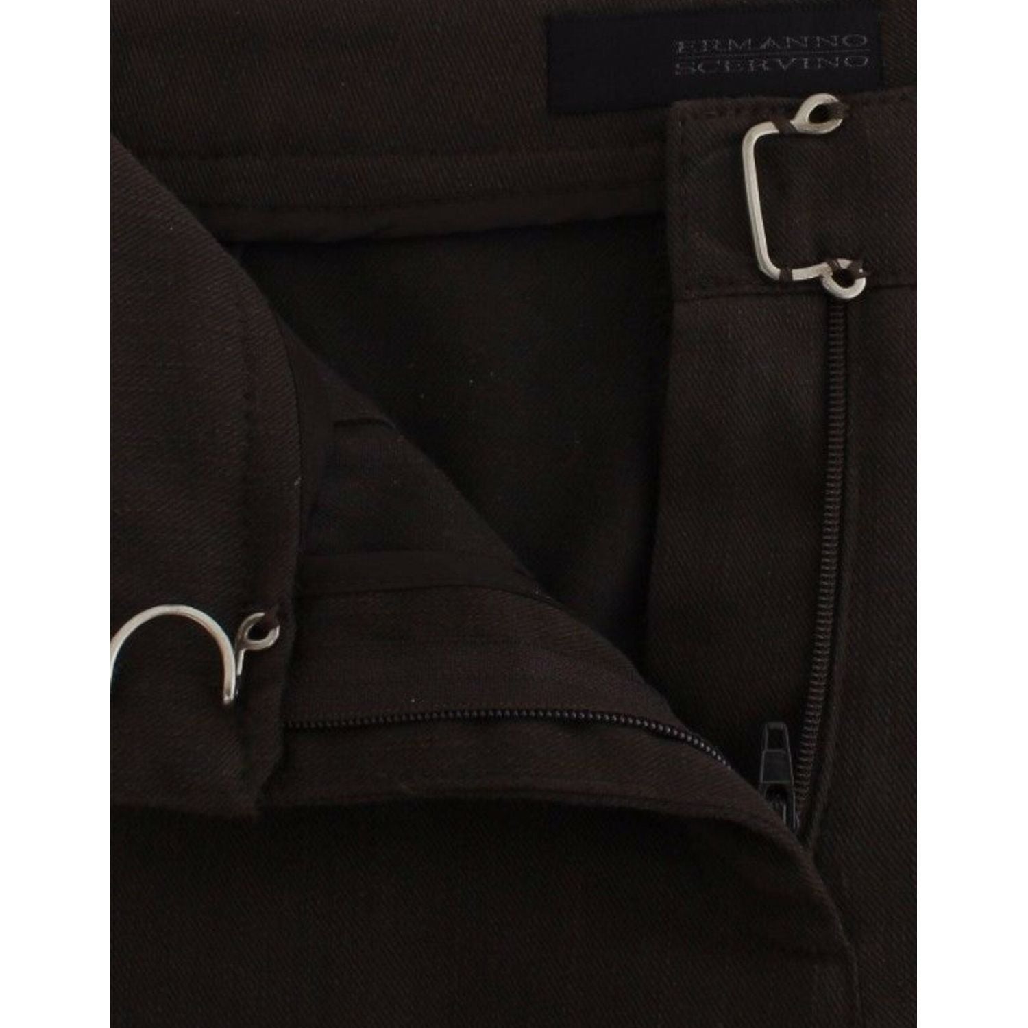 Ermanno Scervino Brown Chinos Casual Dress Pants Khakis