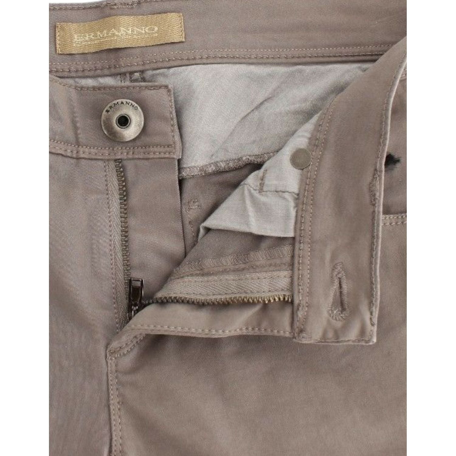 Ermanno Scervino Taupe Beige Slim Jeans Denim Pants Skinny