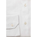 Bagutta White Cotton Men's Classic Shirt