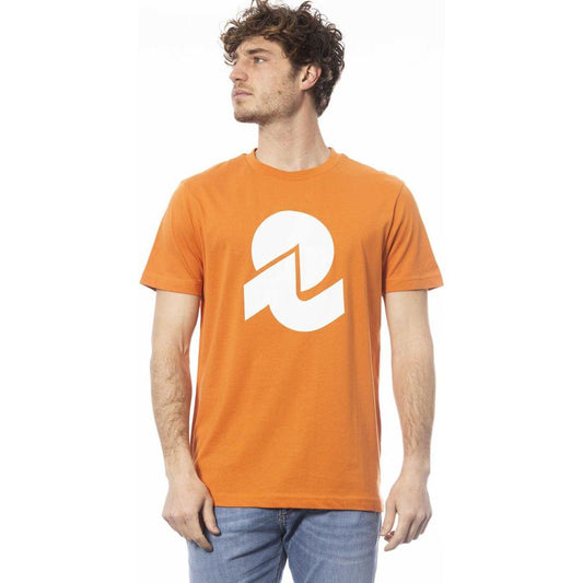 Invicta Orange Cotton Men T-Shirt Invicta Sandy Brown