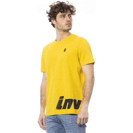 Invicta Yellow Cotton Men T-Shirt Invicta Goldenrod