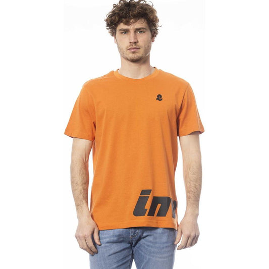Invicta Orange Cotton Men T-Shirt Invicta Coral