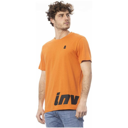 Invicta Orange Cotton Men T-Shirt Invicta Sandy Brown