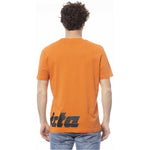 Invicta Orange Cotton Men T-Shirt IN-24037-S