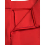 Dolce & Gabbana Elegant High Waist Red Leggings Dolce & Gabbana Firebrick