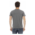 Trussardi Action Gray Cotton Men T-Shirt TR-24183-M