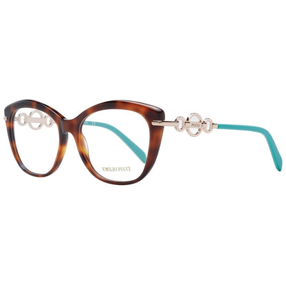 Emilio Pucci Brown Plastic Glasses (Frames)