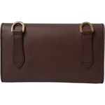 Dolce & Gabbana Brown Leather Logo Embossed Men Mini Shoulder Bag