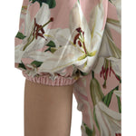 Dolce & Gabbana Pink Lily Viscose Sheath Stretch Mini Dress