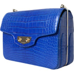 Balenciaga Blue Exotic Leather Neo Classic Small Shoulder Bag