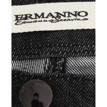 Ermanno Scervino Black Slim Jeans Denim Pants Skinny Leg Stretch