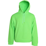 Dolce & Gabbana Neon Green Hooded Top Pullover Sweater