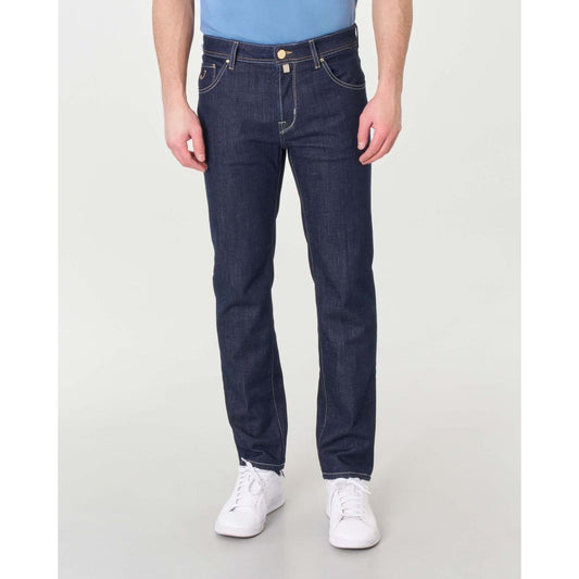 Jacob Cohen Blue Cotton Jeans & Pant Jacob Cohen Dark Slate Gray