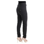 Ermanno Scervino Gray Virgin Wool Skinny Casual Pants