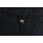 Ermanno Scervino Gray Virgin Wool Skinny Casual Pants