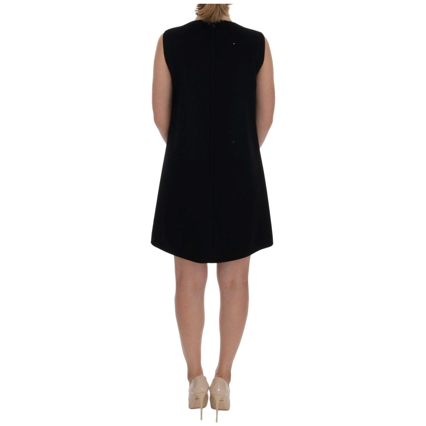 Dolce & Gabbana Black I AM A PRINCESS Crystal Shift Dress