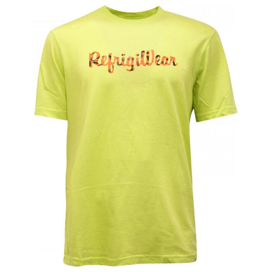 Refrigiwear Sunshine Yellow Logo Crew-Neck Tee Refrigiwear Dark Khaki