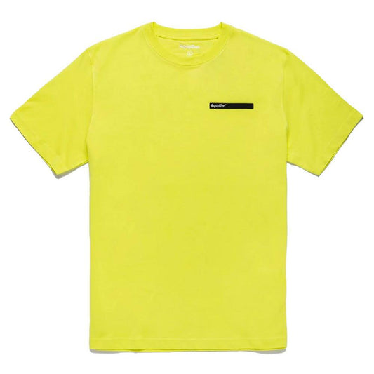 Refrigiwear Embossed Logo Cotton T-Shirt in Yellow Refrigiwear Light Goldenrod