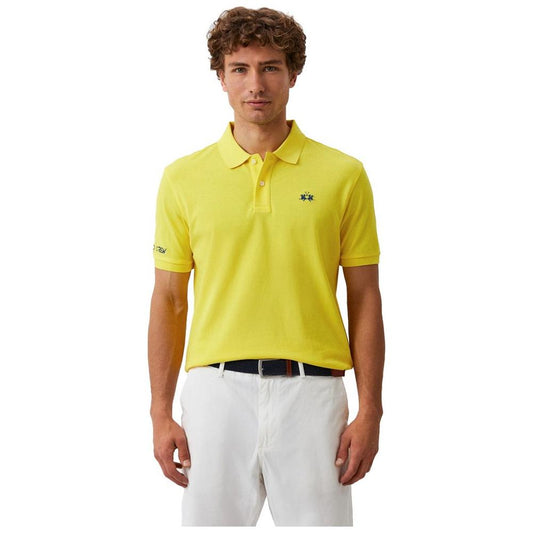La Martina Sun-Kissed Cotton Polo Shirt La Martina Dark Khaki