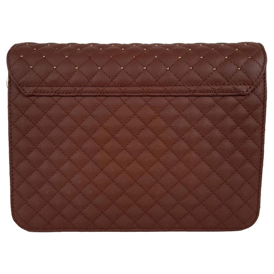 Baldinini Trend Brown Calfskin Women Crossbody Bag Baldinini Trend Saddle Brown