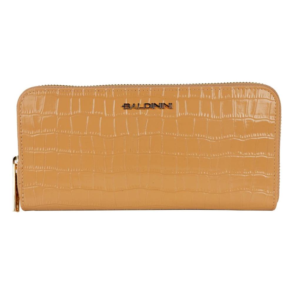 Baldinini Trend Beige Leather Wallet