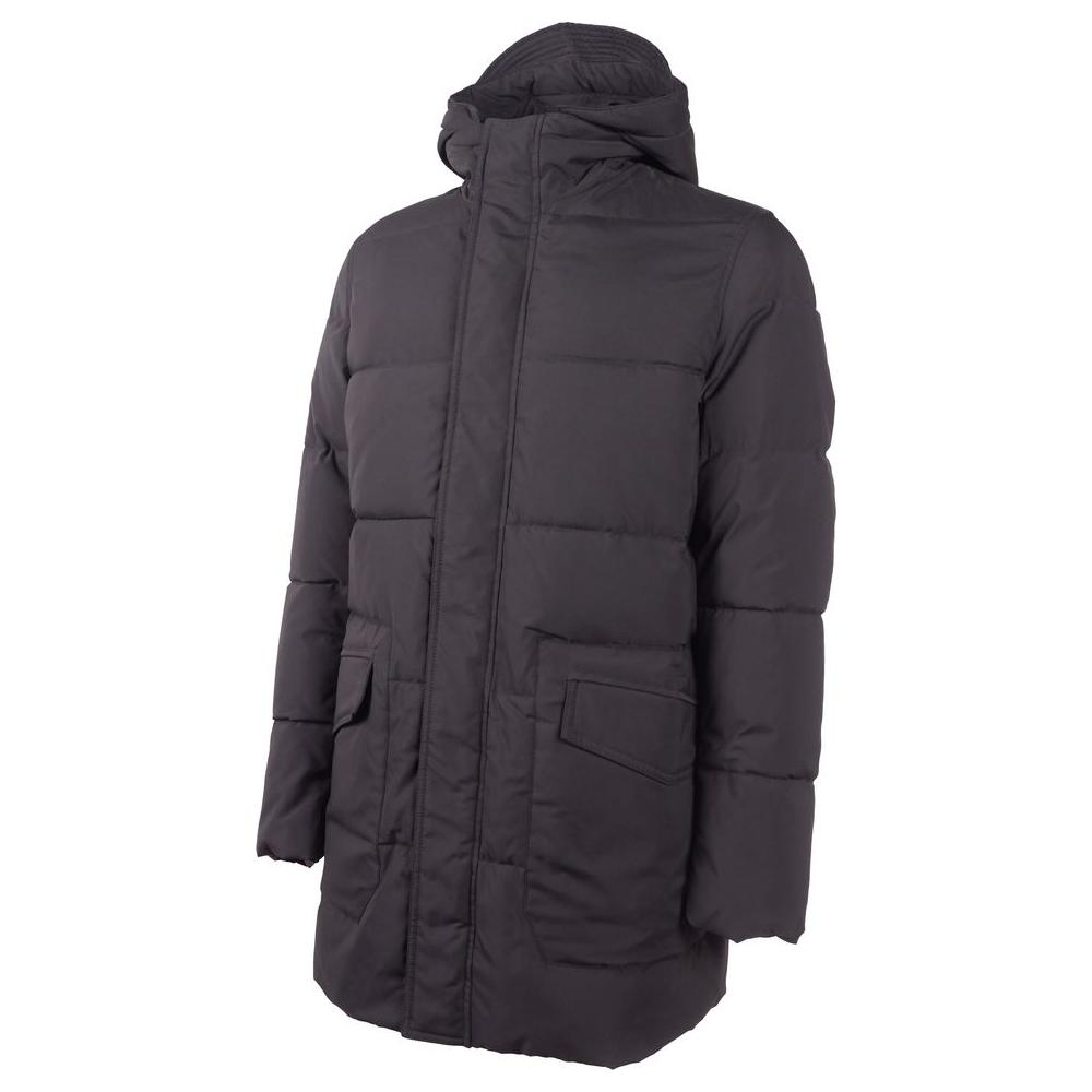 Emilio Romanelli Black Polyester Men Jacket