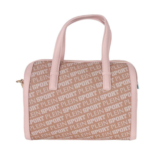 Plein Sport Chic Pink Eco-Leather Crossbody Bag Plein Sport Rosy Brown