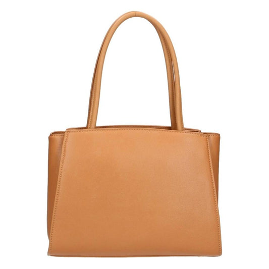 Plein Sport Brown Polyethylene Women Shoulder Bag Plein Sport Dark Salmon