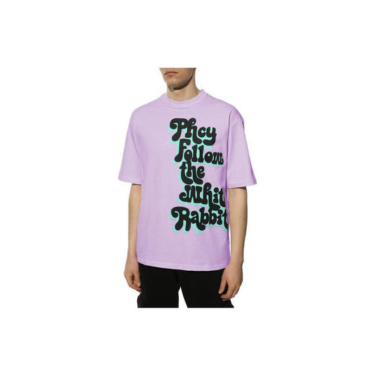 Pharmacy Industry Purple Cotton Men T-Shirt Pharmacy Industry Thistle