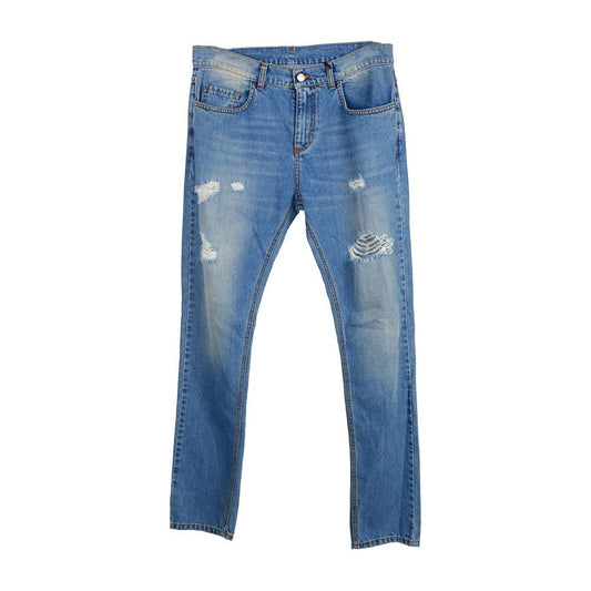 Comme Des Fuckdown Blue Cotton Men's Jean Comme Des Fuckdown Slate Gray