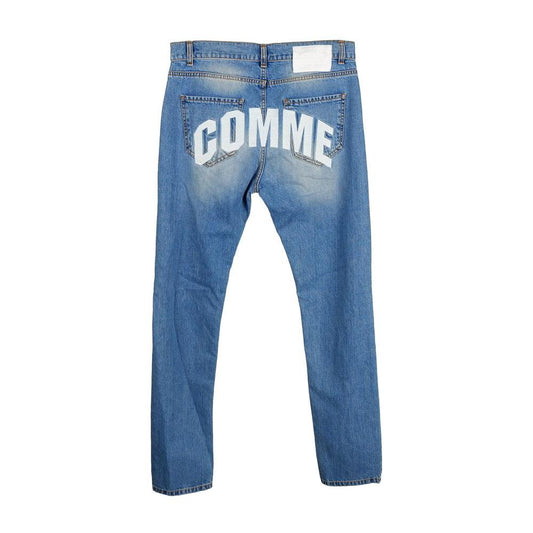 Comme Des Fuckdown Blue Cotton Men's Jean Comme Des Fuckdown Slate Gray