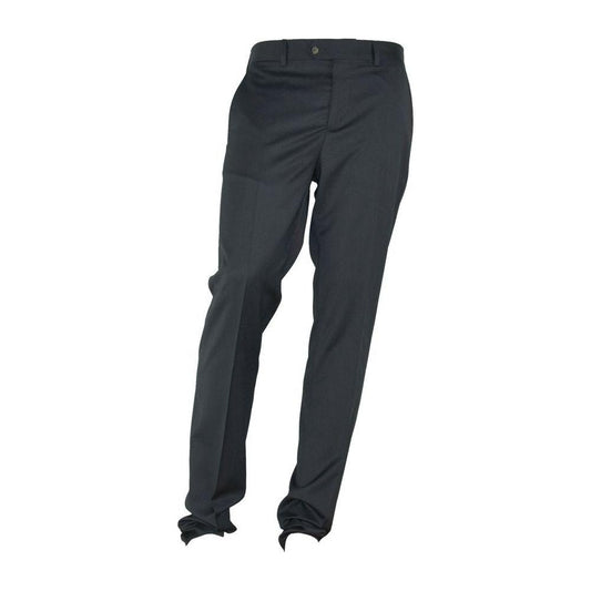 Made in Italy Elegant Italian Gray Trousers Made in Italy Dark Slate Gray