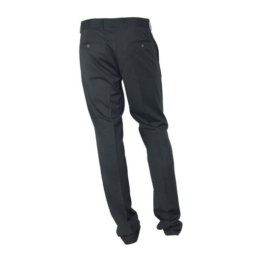 Made in Italy Elegant Italian Gray Trousers Made in Italy Dark Slate Gray