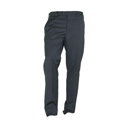 Made in Italy Elegant Italian Gray Trousers Made in Italy Dark Slate Gray
