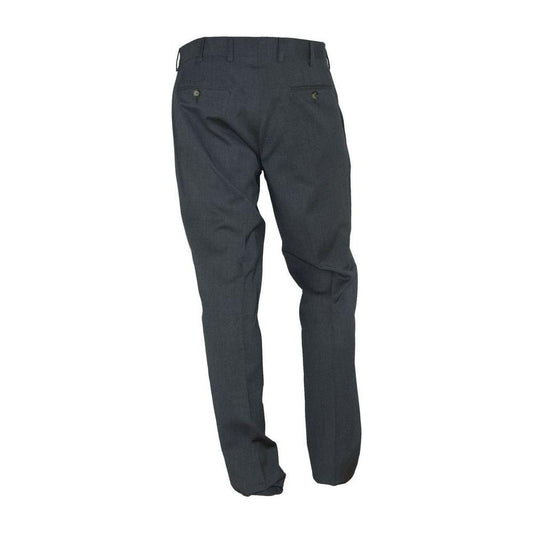 Made in Italy Elegant Italian Gray Trousers Made in Italy Dark Slate Gray