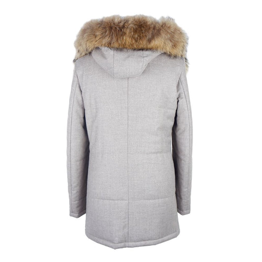 Made in Italy Italian Wool-Cashmere Blend Gray Jacket Made in Italy Gray